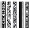 5 Sheets Temporary Bracelet Tattoos Tribal Tattoo Maori Design Tattoos