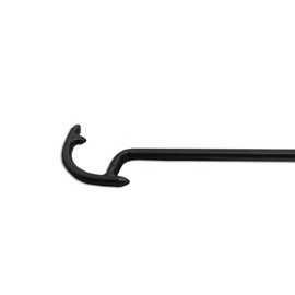 TIKI Brand Fire Pit Accessory Metal and Wood Fire Pit Poker - Cast Iron Steel- Heavy Duty Fire Pit Tool, 40 in, 131900268