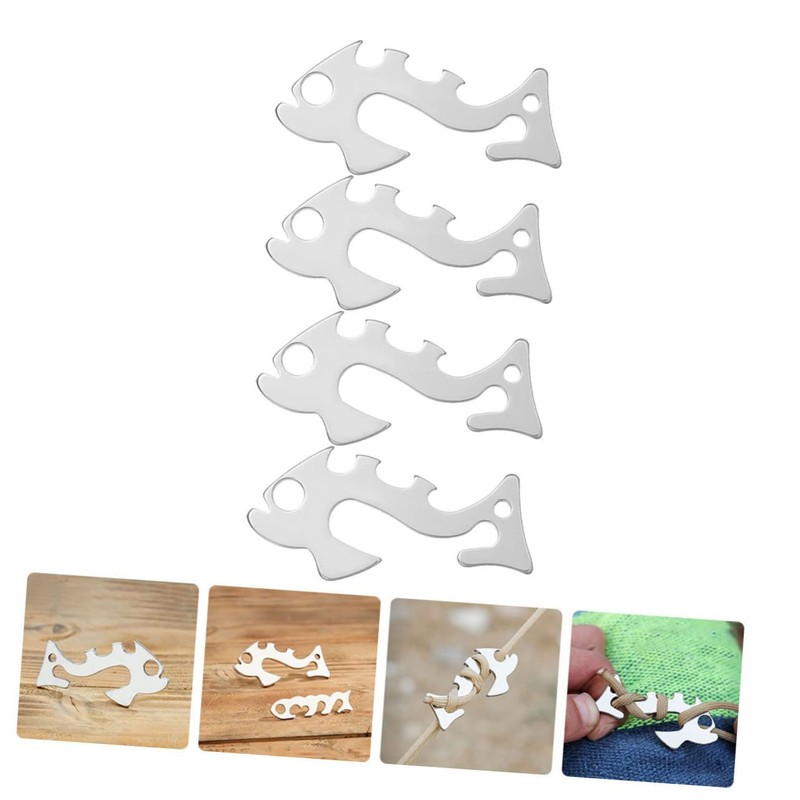 Sosoport Outdoor Camping Gear Tent Rope Fastener Guy Rope Adjusters