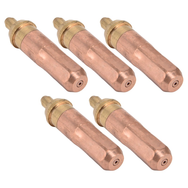 5Pcs Acetylene Cutting Tip Welding Torch Nozzle Accessory Tool Set
