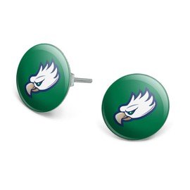 Florida Gulf Coast Secondary Logo Novelty Silver Plated Stud Earrings