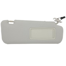 SCITOO Right Passenger Side Gray Car Sun Visor Assembly Replacement fit for 2010-2015 for Mazda CX-9 with Sunroof