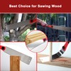 DUEBEL Japanese Fine Cut Saw, Hand Saw Ryoba Double Edge