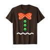 Gingerbread Man Christmas Costume for Kids & Adults T-Shirt