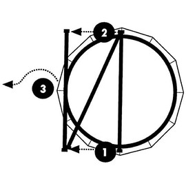 Doheny's Above Ground Solar Cover Reel Systems (Fits Pools Up to 18' Wide, Single-Hand Crank)