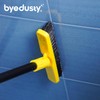 Grout Brush with Long Adjustable Handle - Telescopic, Rotation Tile