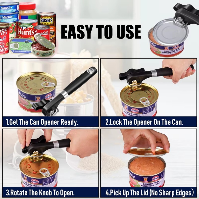 Manual Can Opener for Everyday Kitchen Use – Choose Straight