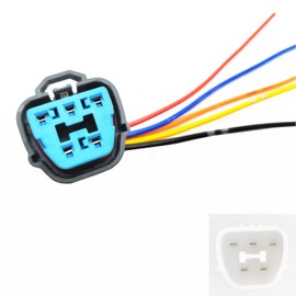 1PCS 5Pin 12VDC Electric Fuel Pumps Harness Connector Plug Compatible with Acura CL TL MDX All Trims Compatible with Honda Accord Civic Pilot Various Models