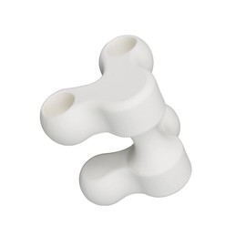 SAFIGLE Self Massager Tool for Deep Tissue Relief White Cervical Spine Massage Device for Neck Back Shoulders Portable Trigger Point Massager for Muscle Tension Relief