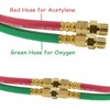 Uenede Welding Hose Extension Coupler, 9/16"-18 LH&RH for Oxygen Acetylene