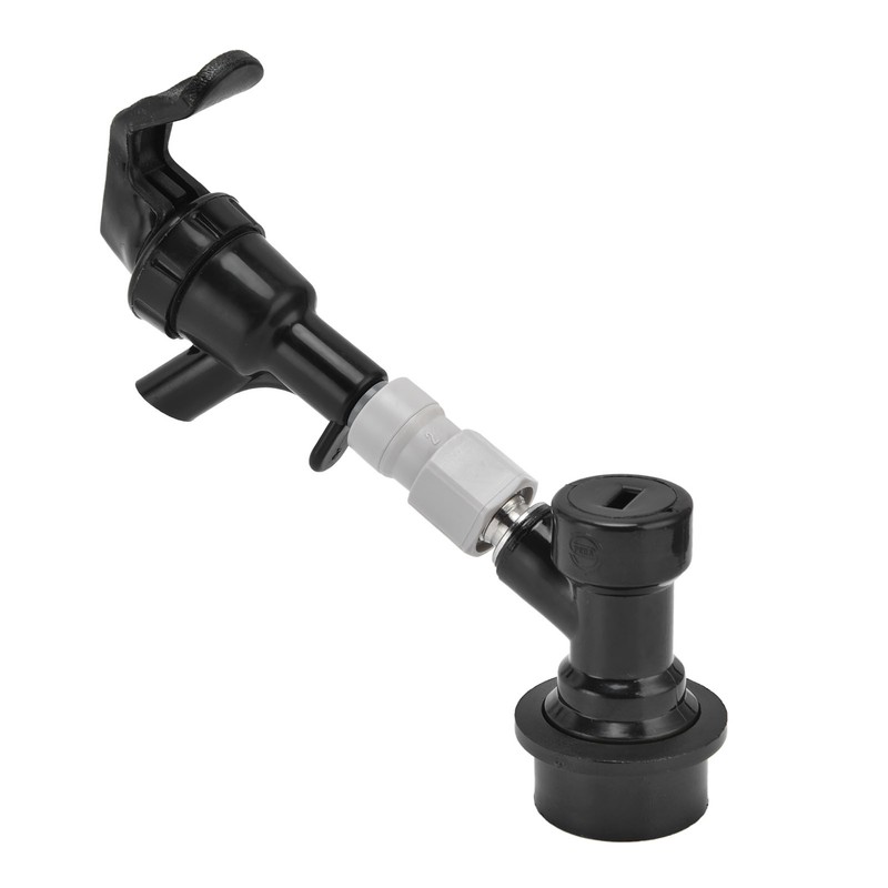 Beer Dispenser Plastic Black Portable Beer Tap Faucet for Outdoor