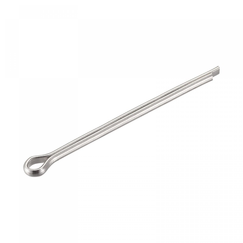 sourcing map Split Cotter Pin, 4mm x 60mm Stainless Steel