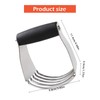 Stainless Steel Pastry Cutter and Dough Blender Set - Professional
