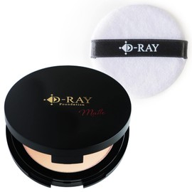 D-RAY D-Clear Foundation (Product + Puff SET, Pink Natural), Korean Cosmetics, Ultra Fine Particle Formula, Powder, Foundation, Coverage, Glossy, Anti-Wrinkle, D Clear Foundation