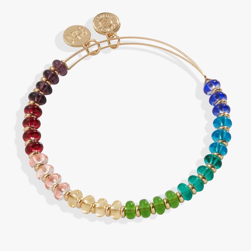 Alex and Ani Rainbow Beaded Bangle