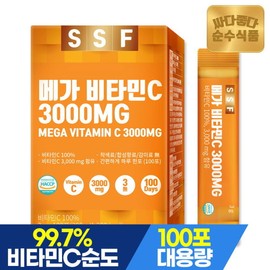 [Pure Food] Vitamin C 3000mg powder stick 100 packs, practical vitamin C 100% / [순수식품] 비타민C 3000mg 분말 스틱 100포 실속형 비타민씨 100%