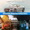 VEHITO 2X Retractable Windshield Sun Shade for Car Auto Sunshade