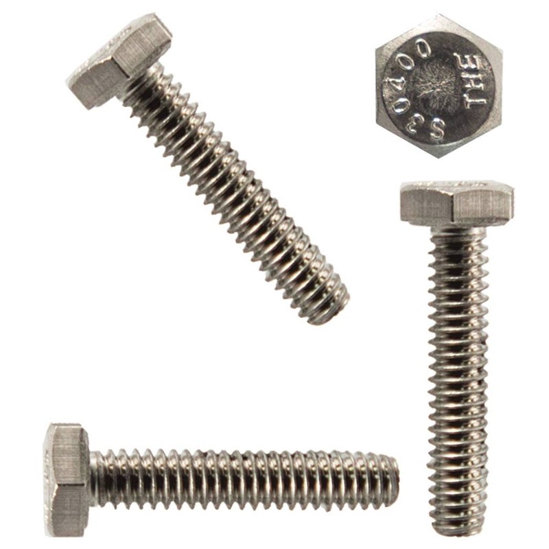 1/2-13 x 1-1/2" Hex Head Cap Screw Bolts, External Hex