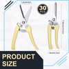 Chumia 30 Pcs Garden Flower Shears Pruning Scissors Heavy Duty