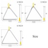 MuzcYM 3pcs/lot 4/5/6 inch mixed hand percussion instrument music steel