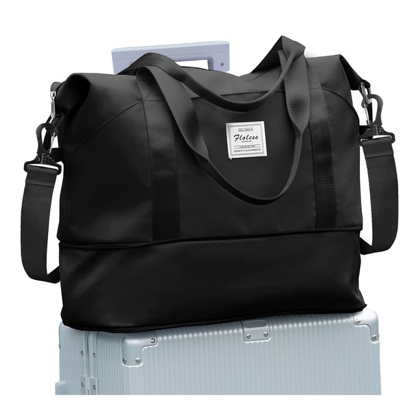 Travel Duffel Bag,Large Sports Tote Gym Bag,Waterproof Weekender Carry On