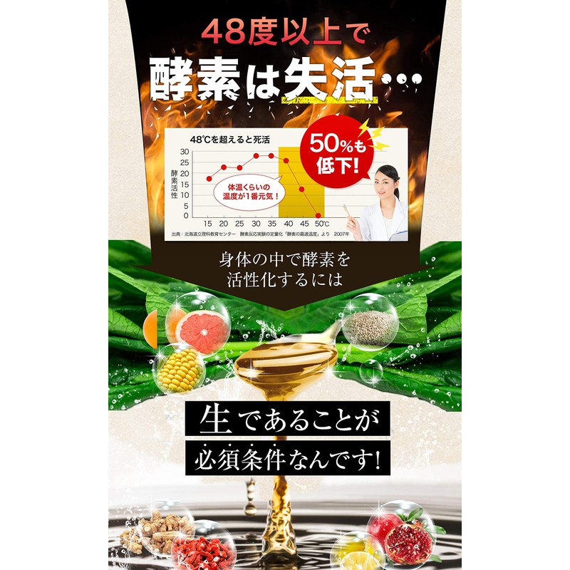 よくばりキレイの生酵素 563種の酵素 [ プラセンタ ヒアルロン酸 コラーゲン スーパーフルーツ ] 30日分 (1)