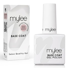 Mylee Base Coat 10ml – UV/LED Nail Art Maniküre Pediküre für den Professionellen und Privaten Gebrauch – Hält Bis Zu 2 Wochen, Einfach Aufzutragen, kein Absplittern, Langlebig und Sicher