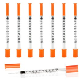Purchase 2 Quick | 1ml 31 Gauge Syringes 1cc 5/16 Inches 8mm Lab Disposable Supplies for Refilling or Dispensing | For Lab and Pet Only | Pack of 20: 1ml 31Ga 5/16"