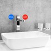PATIKIL Self Stick Hot/Cold Water Labels, 3 Pairs/6 Pack Acrylic