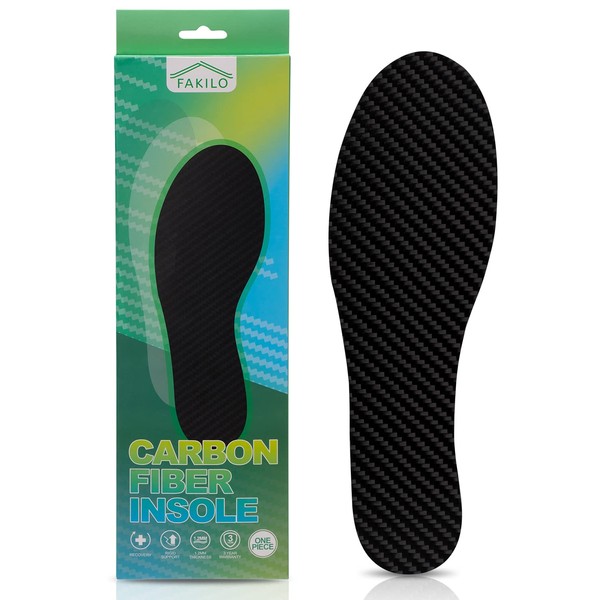 FAKILO Carbon Fiber Insole 1 Insert, Carbon Fiber Insert for