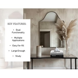 Senea Kay Tissue Box Cover Rectangle - Decor Book Tissue Box Cover Rectangular Tissue Holder Dispenser Large Enough to Fit Rectangular Tissue Boxes