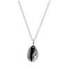 jewellerybox Sterling Silver Cowrie Shell Necklace 16 + 2 Inches