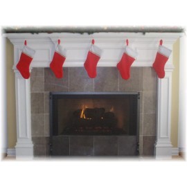 RECMAR Products Christmas Stocking Hanger Kits - Hooks for 6 stockings