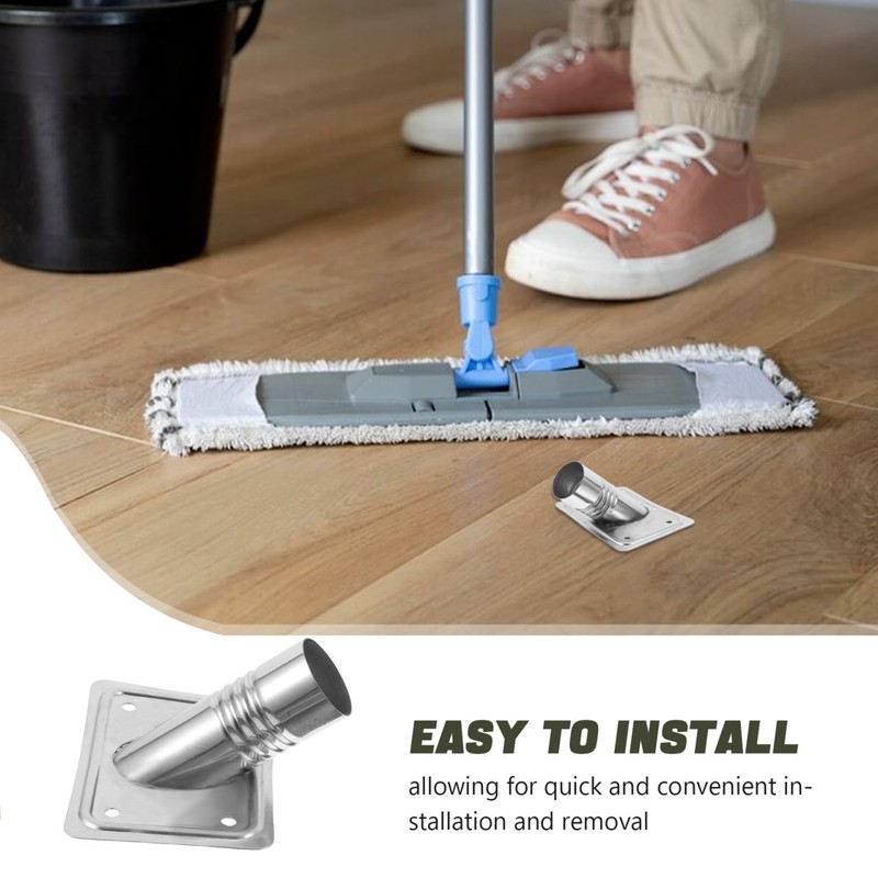 CiieeoHeavy Duty Broom Handle Connector, Universal Threaded End Fitting Coupler