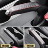 YFFSFDC Genuine Leather Handbrake Protection Cover, Anti-Dirt Cover, Universal Use,