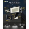 Ensenior 5 Motion Sensor Modes Solar Security Light, 1800LM 270°
