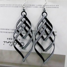 Stocking Stuffers Holiday Outfits for Women 2024 Gold Geometric Earrings for Women Spiral Earrings Twist Wave Statement Earrings Linear Twist dangle Earrings Swirl Earrings Jewelry for Girls