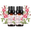2-Pack Rose Essential Oil - 100% Pure Organic Natural Plant