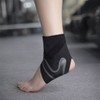 Ankle Brace for Men & Women: Thin Sports Support for Soccer, Basketball, Running Left Side M 3ea