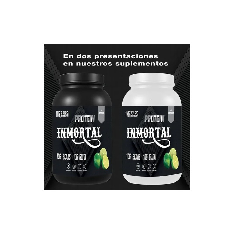 Aminoácidos Bcaas Glutamina Inmortal 1kg Varios Sabores