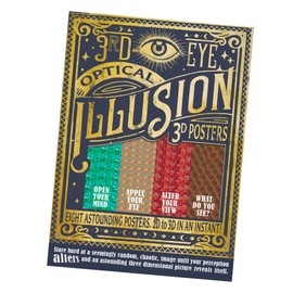 House of Marbles Optical Illusion 3D Posters