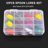 Trout Fishing Spoon Lure Set Single Hook Trout Lures Hard