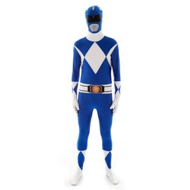 Morphsuits Men's Adult Power Rangers, Blue, X-Large