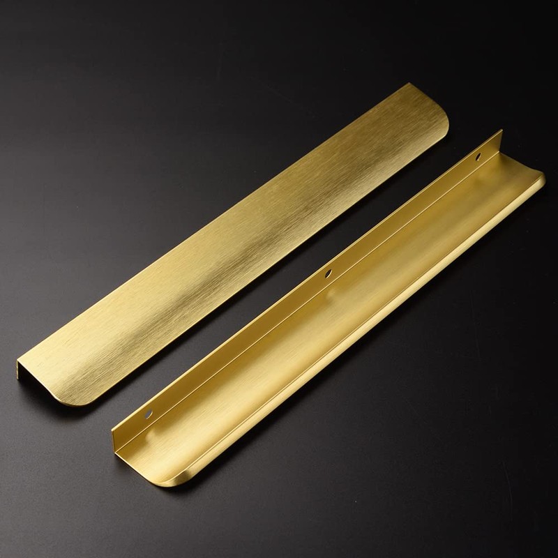 Satanga 10 Pack 10 Inch Hole Center Brushed Brass Cabinet