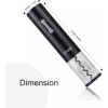 CHEER Electric Wine Opener Automatic Corkscrew Foil Cutter & Batteries