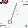 KOTARBAU Set of 2 swing hooks, screw hooks, M12 210