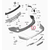 Rexka 10pcs Rear Bumper Cover Clip for Ford 3M8Z16K262B Explorer