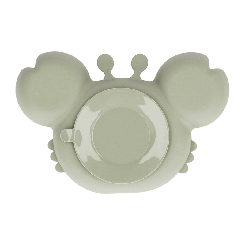 3pcs Toddler Divided Plate Set Silicone Baby Suction Plate Anti