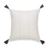 Hofdeco Neutral Decorative Throw Pillow Cover ONLY, for Couch, Sofa,