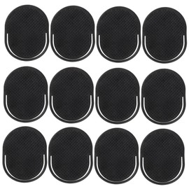 FRCOLOR 12pcs Men Finger Massage Comb Black Portable Hair Shampoo Brush Scalp for Home and Travel Anti- Design for Hair Care Styling